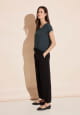 Linen look shirt